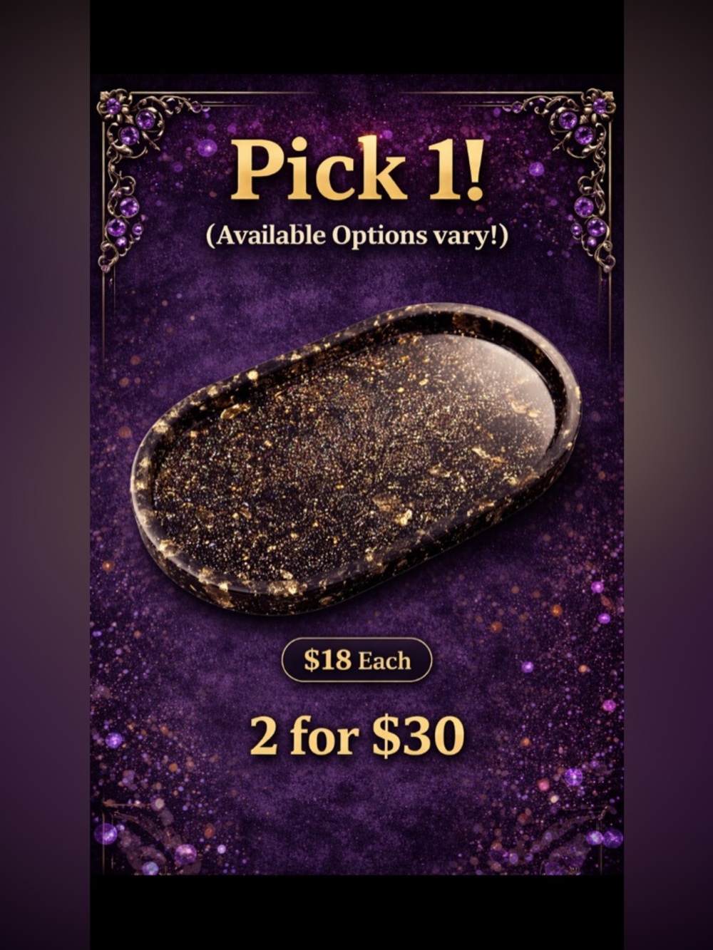 🖤✨Pick 1✨🖤 trinket trays